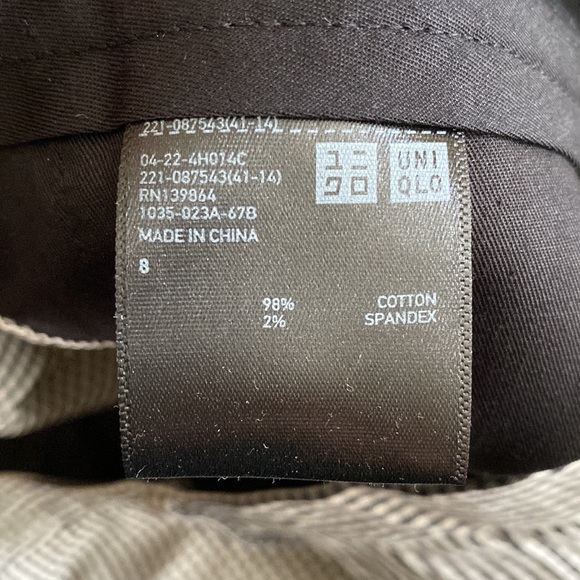 Uniqlo black and white checkered pants/slacks - Picture 9 of 10